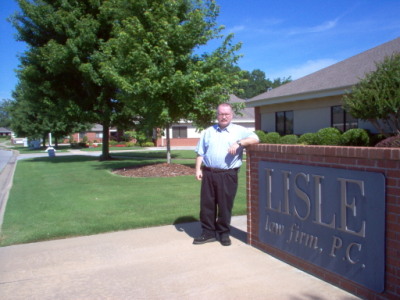Me in front of the Lisle Law Firm